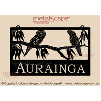 Large Property Sign - 2 x Tawny Frogmouth Birds