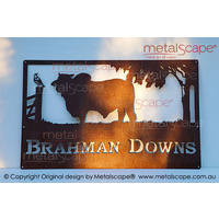 Medium Property Sign - Brahman Bull