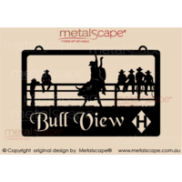 Medium Property Sign - Rodeo Scene