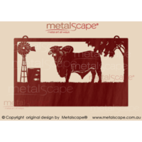 Large Property Sign - Brahman Bull