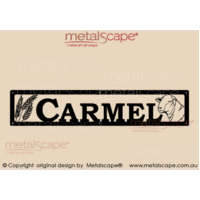 Large Rectangle Sign - Wheat Heads and White Dorper Head