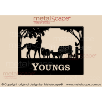 Medium Property Sign - Horse & farm animals