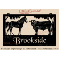Large Property Sign - Clydesdale and Angus