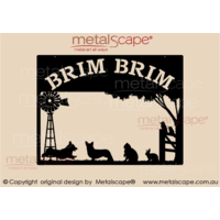 Medium Property Sign - Corgis, Cat, Rabbit, Kookaburra, Windmill
