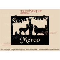 Medium Property Sign - Alpacas & Merino Ewe