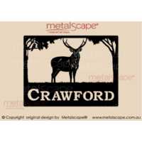 Medium Property Sign - Sambar Deer