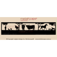 Panoramic Property Sign - Highland Cows
