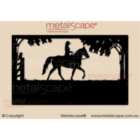 Medium Property Sign -  Female Rider