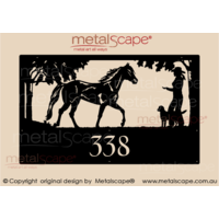 Large Property Sign -   Trotting Horse