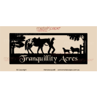 XL Property Sign - Jillaroo, Horse and Dogs