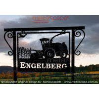 Large Property Sign - Corn, Forage Harvester CLAAS Jaguar 950