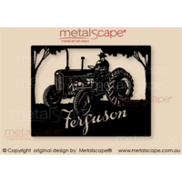 Medium Property Sign Massey Ferguson 35 Tractor No Rollbar