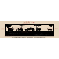 Panoramic Property Sign - Merino Sheep & Kelpie