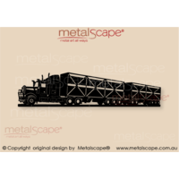 Truck - Kenworth Twin Road Train - Cattle Trailers