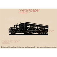 Truck - Kenworth T904 Semi Trailer - Cattle Crates