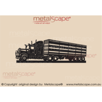 Truck - Kenworth T904 Semi Trailer - Sheep Crates