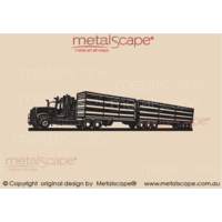 Truck - Mack Superliner B Double with Sheep Crates