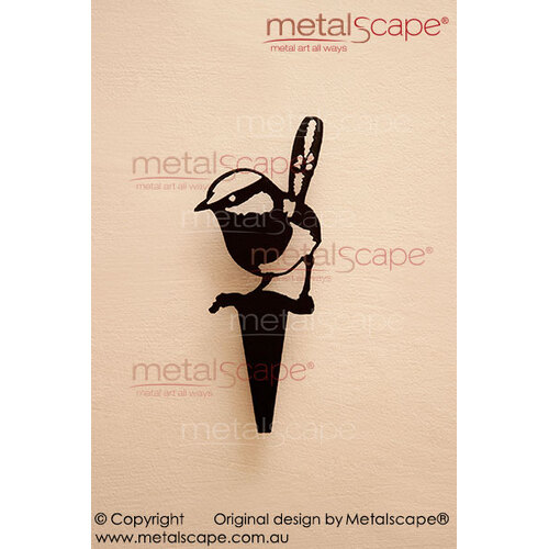 Metalscape - Metal Garden Art - Gardenscape -Wren 1 on Spike