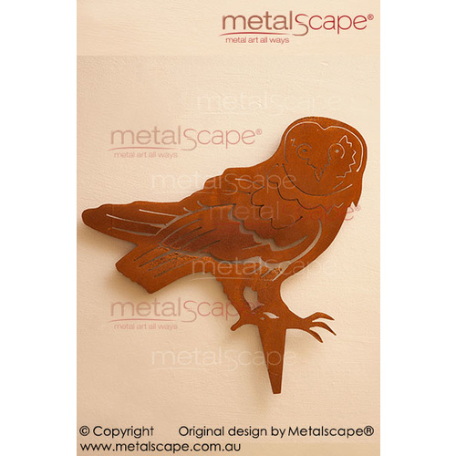 Metalscape - Metal Garden Art - Gardenscape -Owl on spike