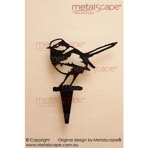 Metalscape - Metal Garden Art - Gardenscape -Wren 2 on Spike