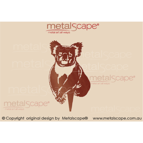 Metalscape - Metal Garden Art - Gardenscape -Koala on spike