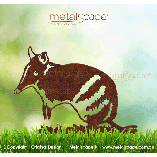 Metalscape - Metal Garden Art - Gardenscape -Bandicoot - Eastern Barred on spike