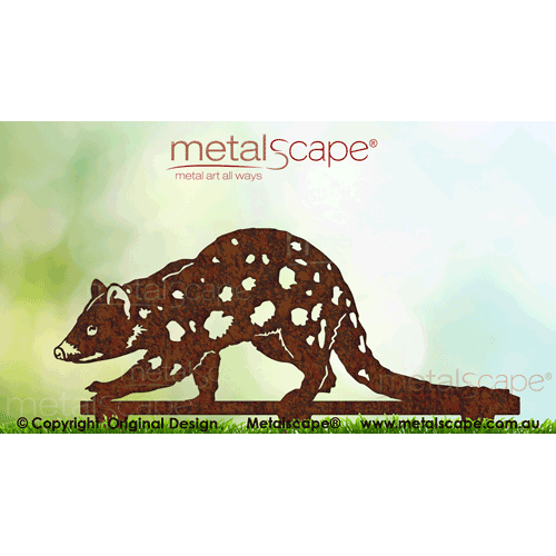 Countryscape - Metalscape - Metal Art - Farm-Eastern Spotted Quoll 