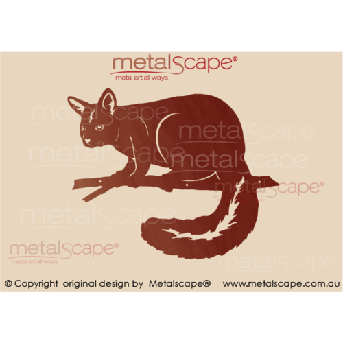 Metalscape - Metal Garden Art - Gardenscape -Brush tail Possum