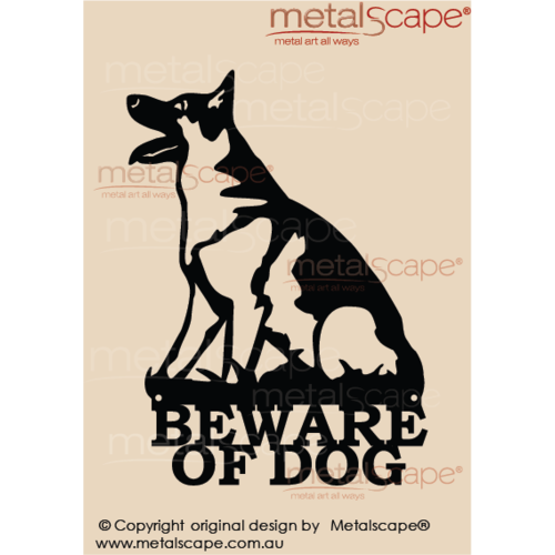 beware of dog german shepherd