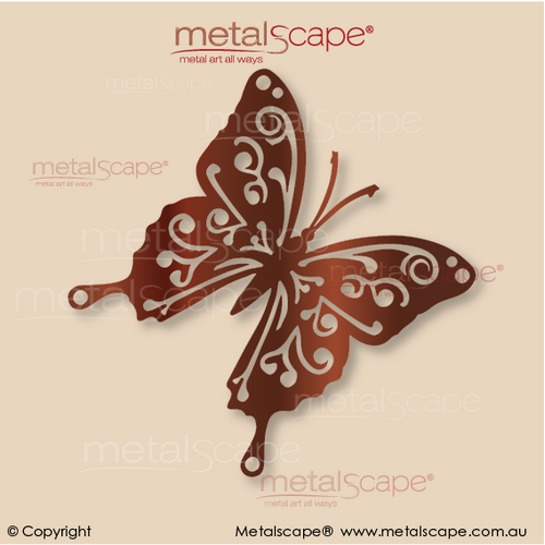 Metalscape - Metal Garden Art - Gardenscape -Decorative Butterfly - Ornament