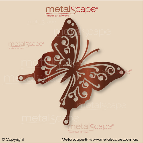 Metalscape - Gardenscape - Metal Garden Art-Decorative Butterfly - Ornament
