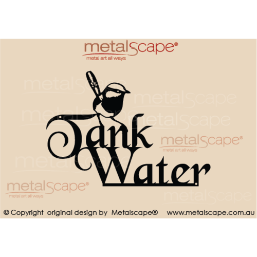 Metalscape - Metal Garden Art - Gardenscape -Tank Water Wren