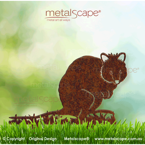Metalscape - Metal Garden Art - Gardenscape -Life size Quokka Image