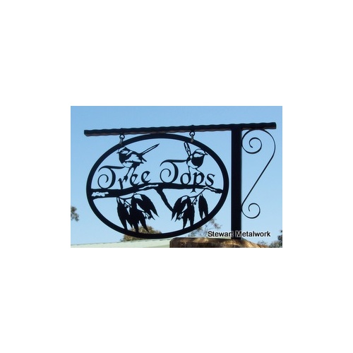 Metalscape - Farm Property Signs-Small Mounting Bracket for Landscape Signs