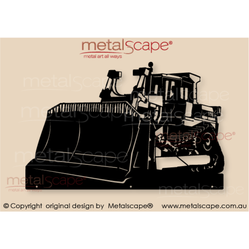 Countryscape - Metalscape - Metal Art - Farm-CAT Dozer D9R