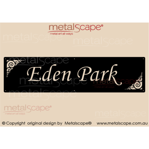 Metalscape - Farm Property Signs-Extra Large Property Sign - Classic Cut - Up to 2 lines