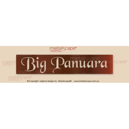Metalscape - Farm Property Signs-Extra Large Property Sign - Classic Cut style