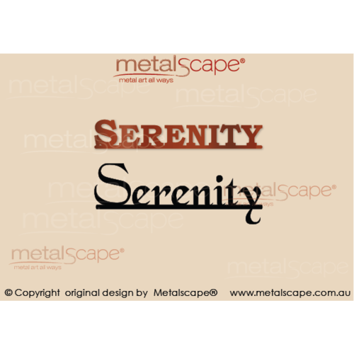 Metalscape - Farm Property Signs-Property Sign: - Solid Writing on Line (no frame)