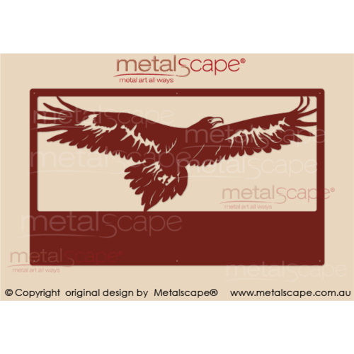 Metalscape - Farm Property Signs-Large Property Sign - Wedge Tail Eagle