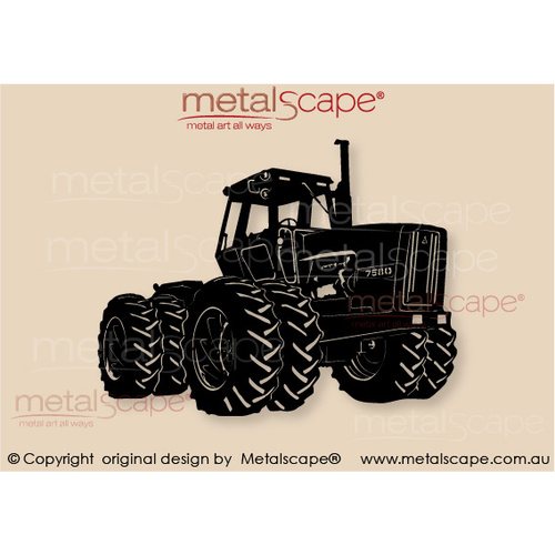 Countryscape - Metalscape - Metal Art - Farm-Allis Chalmers 7580 Plaque (no frame)