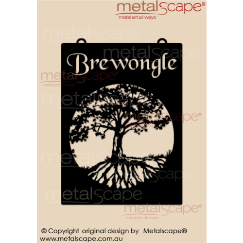 Metalscape - Farm Property Signs-Medium Property Sign - Tree of Life