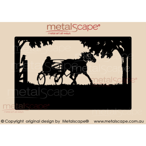 Metalscape - Farm Property Signs-Medium Property Sign - Trotter