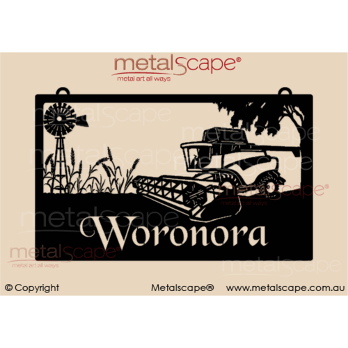 Metalscape - Farm Property Signs-Large Property Sign New Holland Header