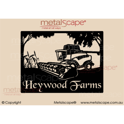 Metalscape - Farm Property Signs-Medium Property Sign New Holland Header