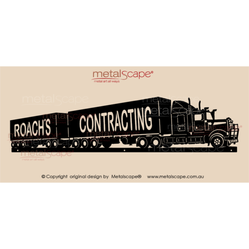 Metalscape - Farm Property Signs-X Large Property Sign Kenworth (no frame)