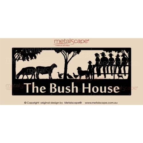 Metalscape - Farm Property Signs-Property Sign - Dorpers and Family