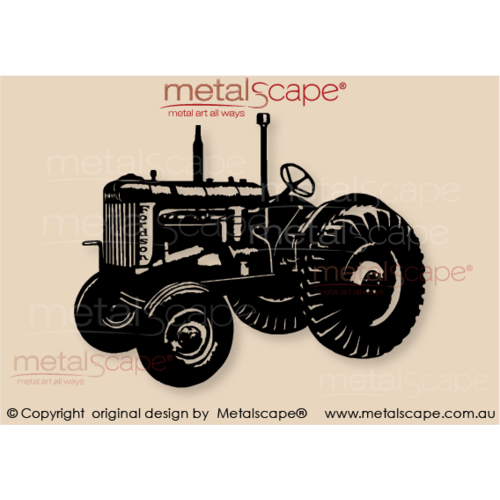 Countryscape - Metalscape - Metal Art - Farm-Fordson Major Tractor - Extra Large