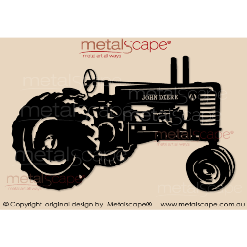 Countryscape - Metalscape - Metal Art - Farm-John Deere Model A Plaque