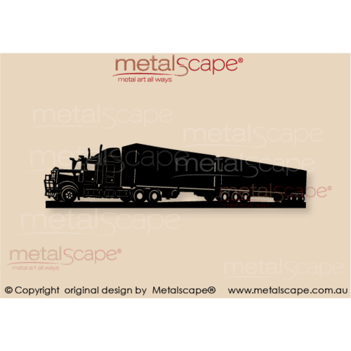 Countryscape - Metalscape - Metal Art - Farm-Truck - Kenworth B-Double - Pantech