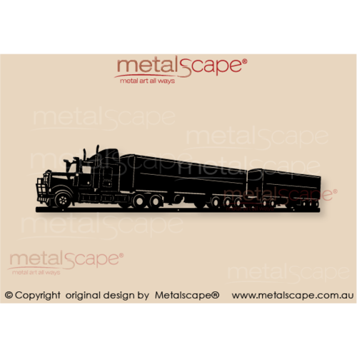Countryscape - Metalscape - Metal Art - Farm-Turck - Kenworth T904 Road Train - Tipper